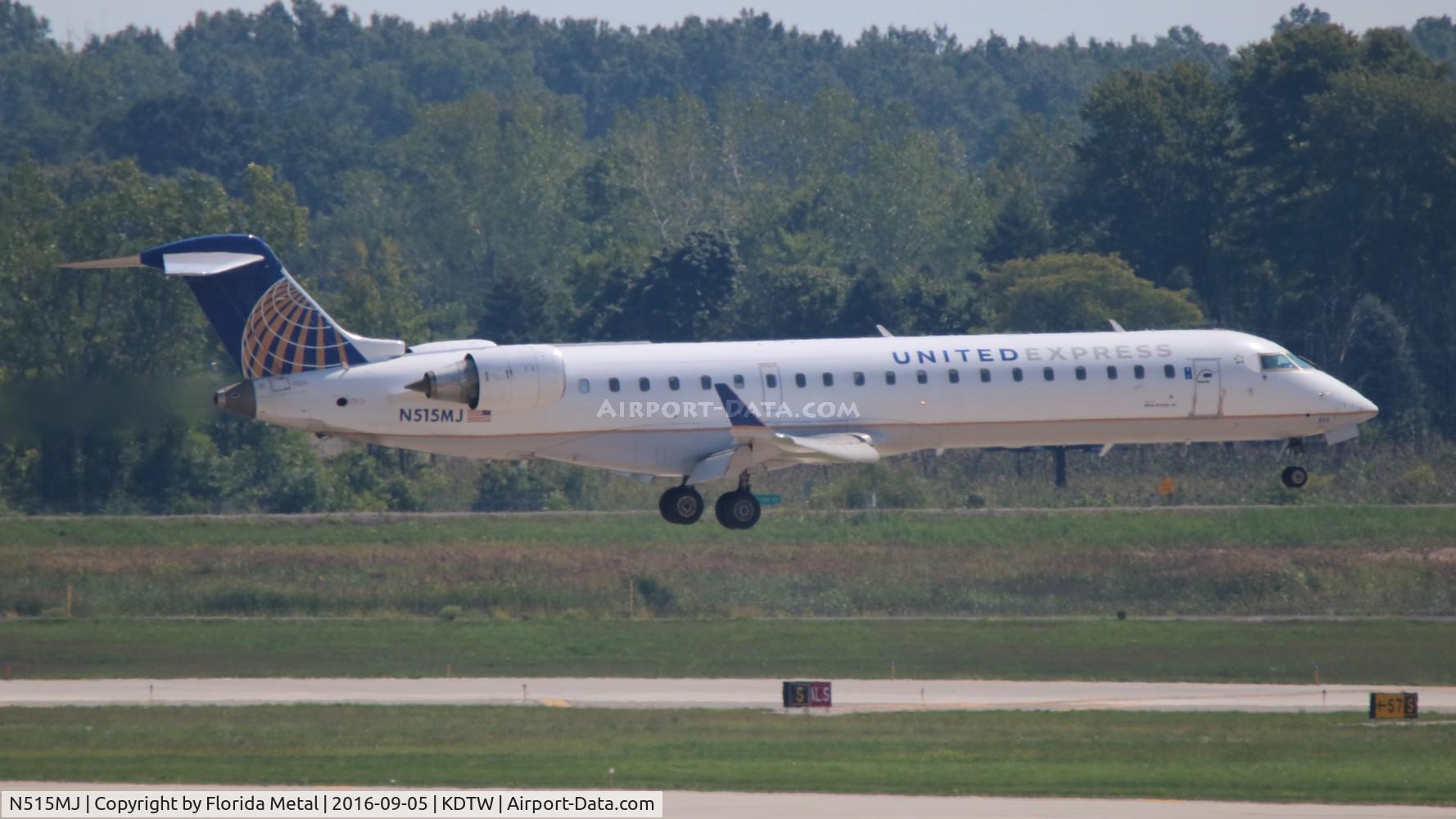 N515MJ, 2003 Bombardier CRJ-700 (CL-600-2C10) Regional Jet C/N 10117, DTW 2016