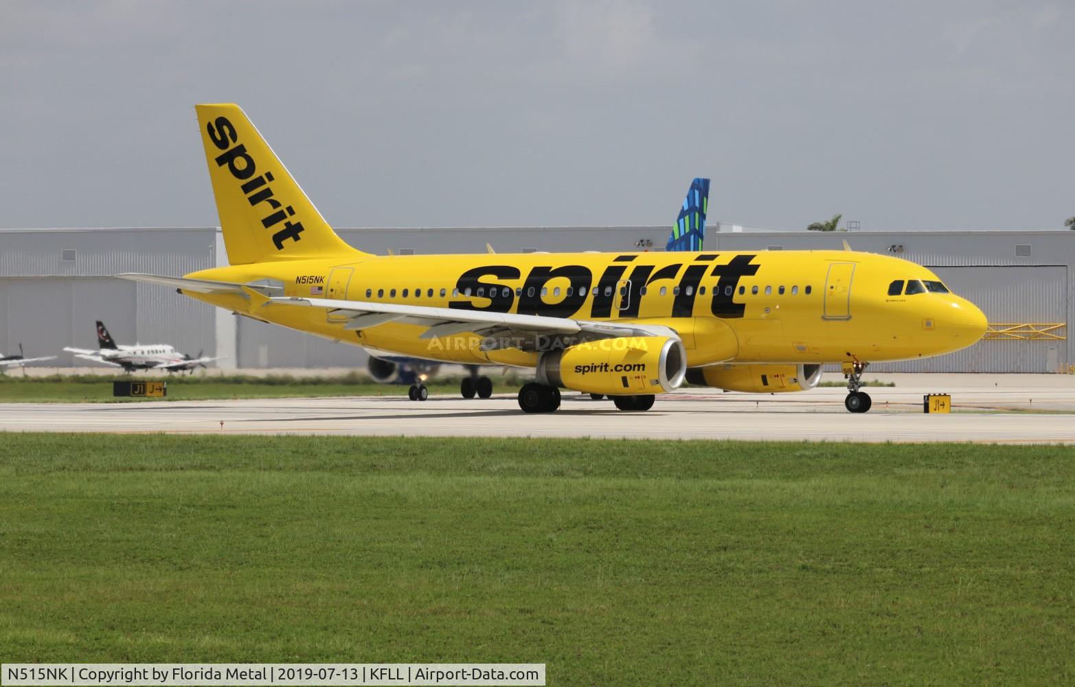 N515NK, 2006 Airbus A319-132 C/N 2698, FLL 2019