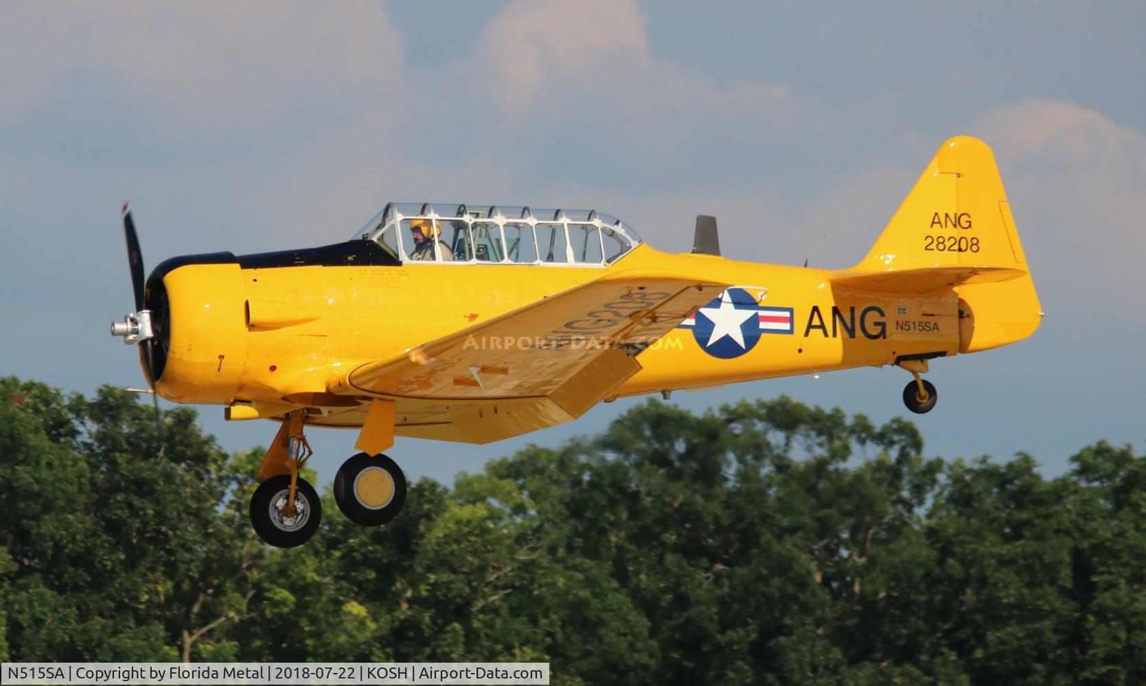 N515SA, 1943 North American AT-6D C/N 8814953, OSH 2018