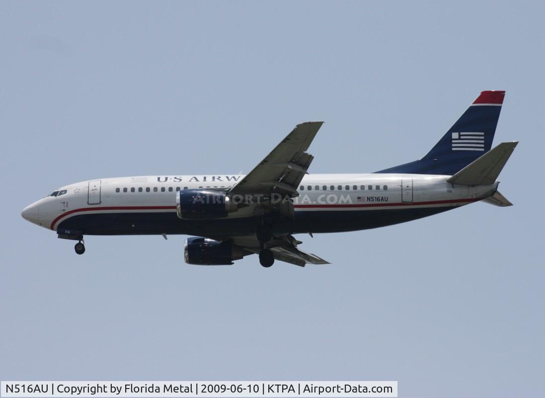 N516AU, 1987 Boeing 737-3B7 C/N 23702, TPA 2009