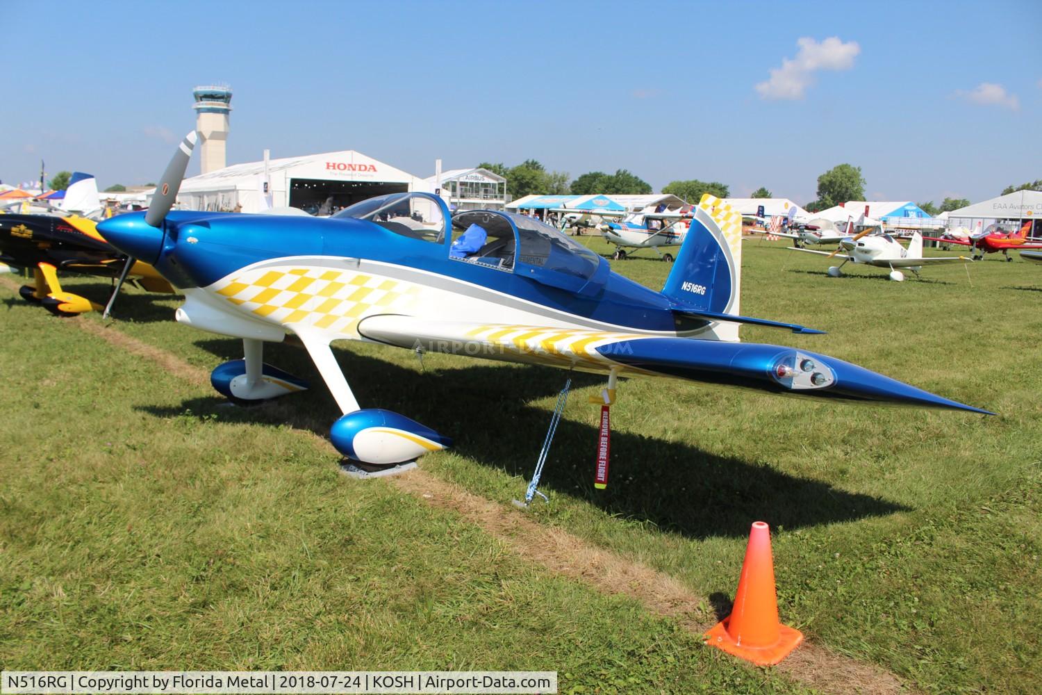 N516RG, 2017 Vans RV-7 C/N 72697, OSH 2018