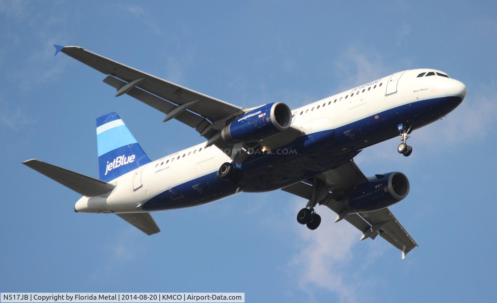 N517JB, 2000 Airbus A320-232 C/N 1327, MCO 2014