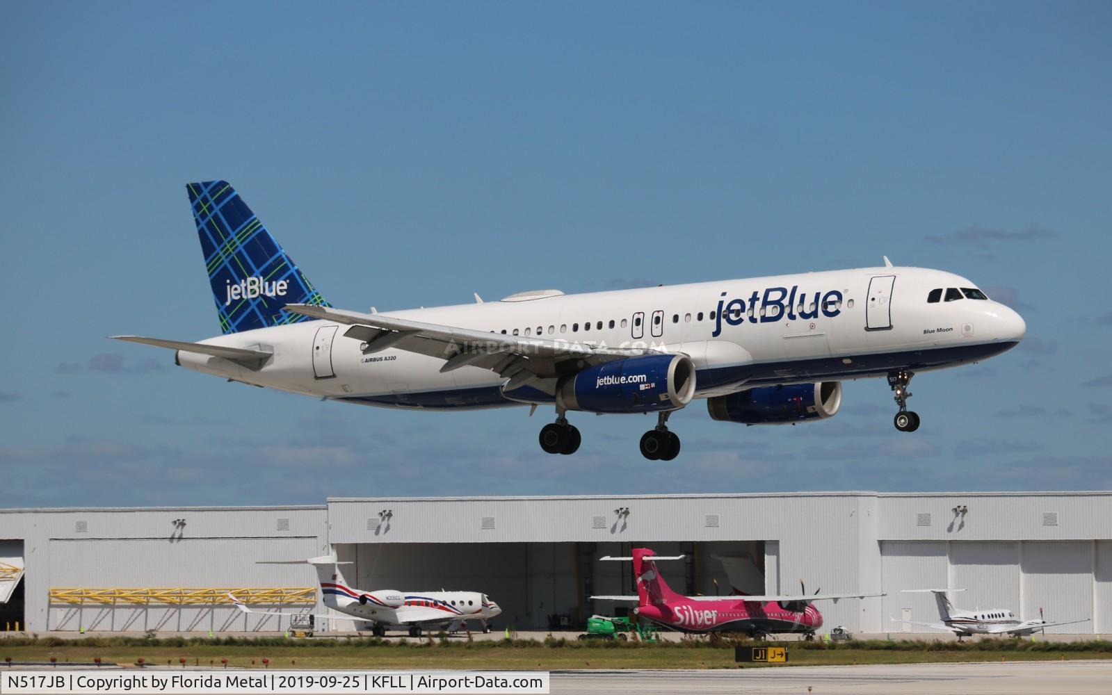 N517JB, 2000 Airbus A320-232 C/N 1327, FLL 2019