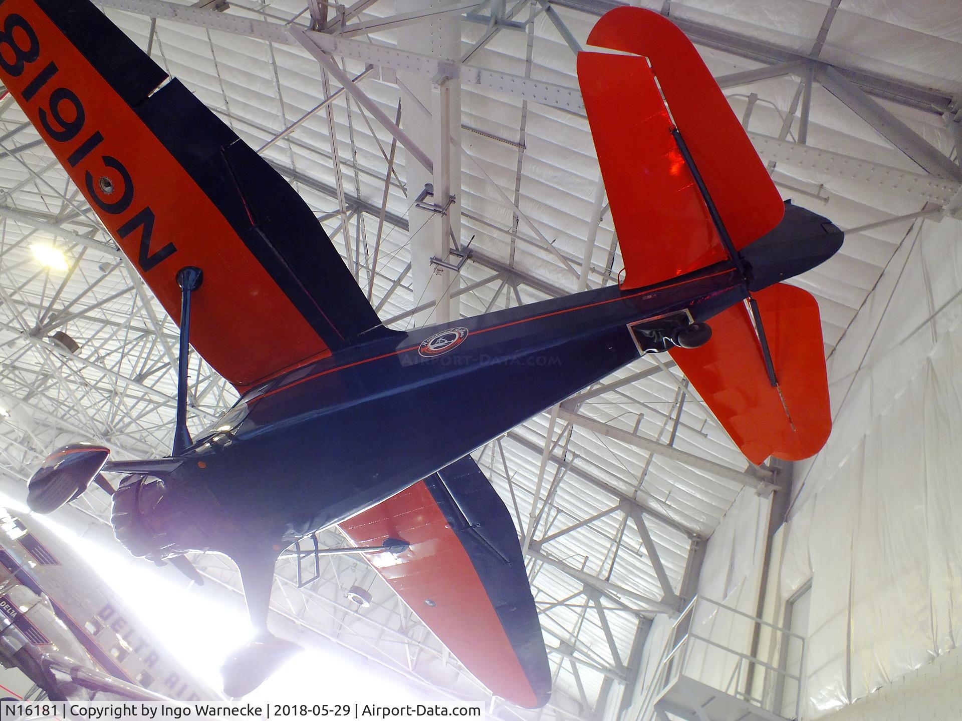 N16181, 1936 Stinson SR-8E Reliant C/N 9755, Stinson SR-8E Reliant at the Delta Flight Museum, Atlanta GA