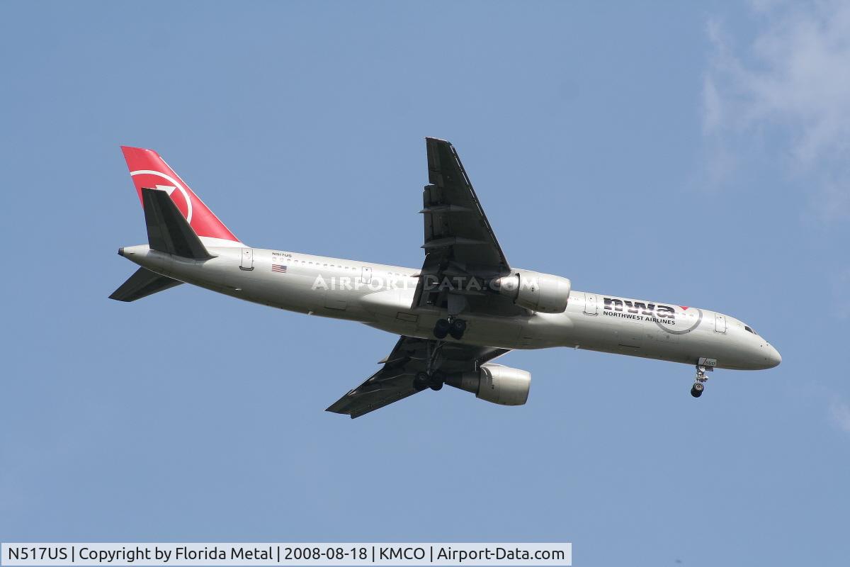 N517US, 1986 Boeing 757-251 C/N 23205, MCO 2008