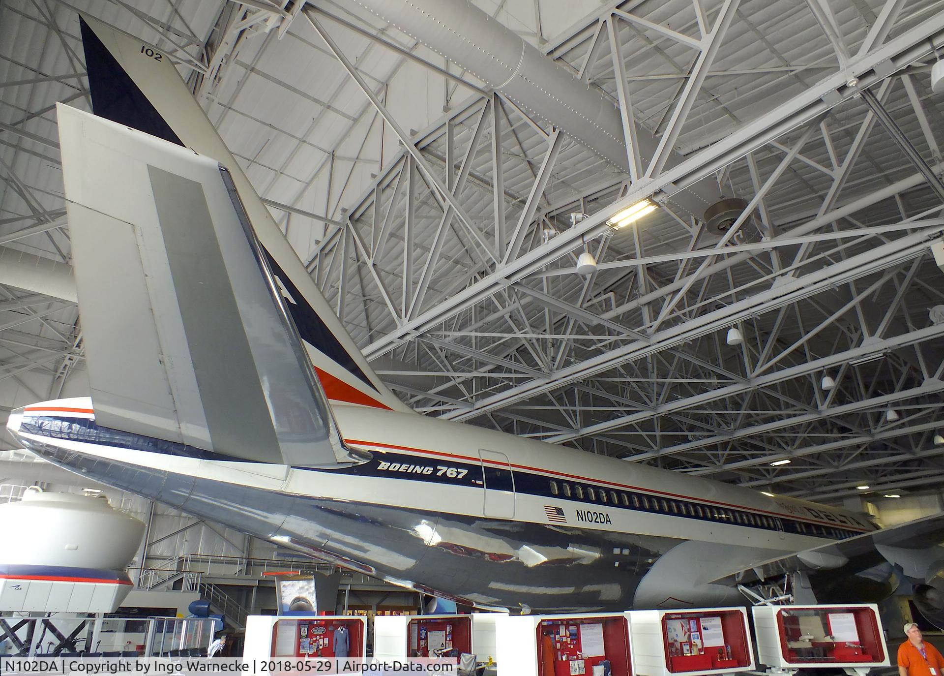 N102DA, 1982 Boeing 767-232 C/N 22214, Boeing 767-232 at the Delta Flight Museum, Atlanta GA