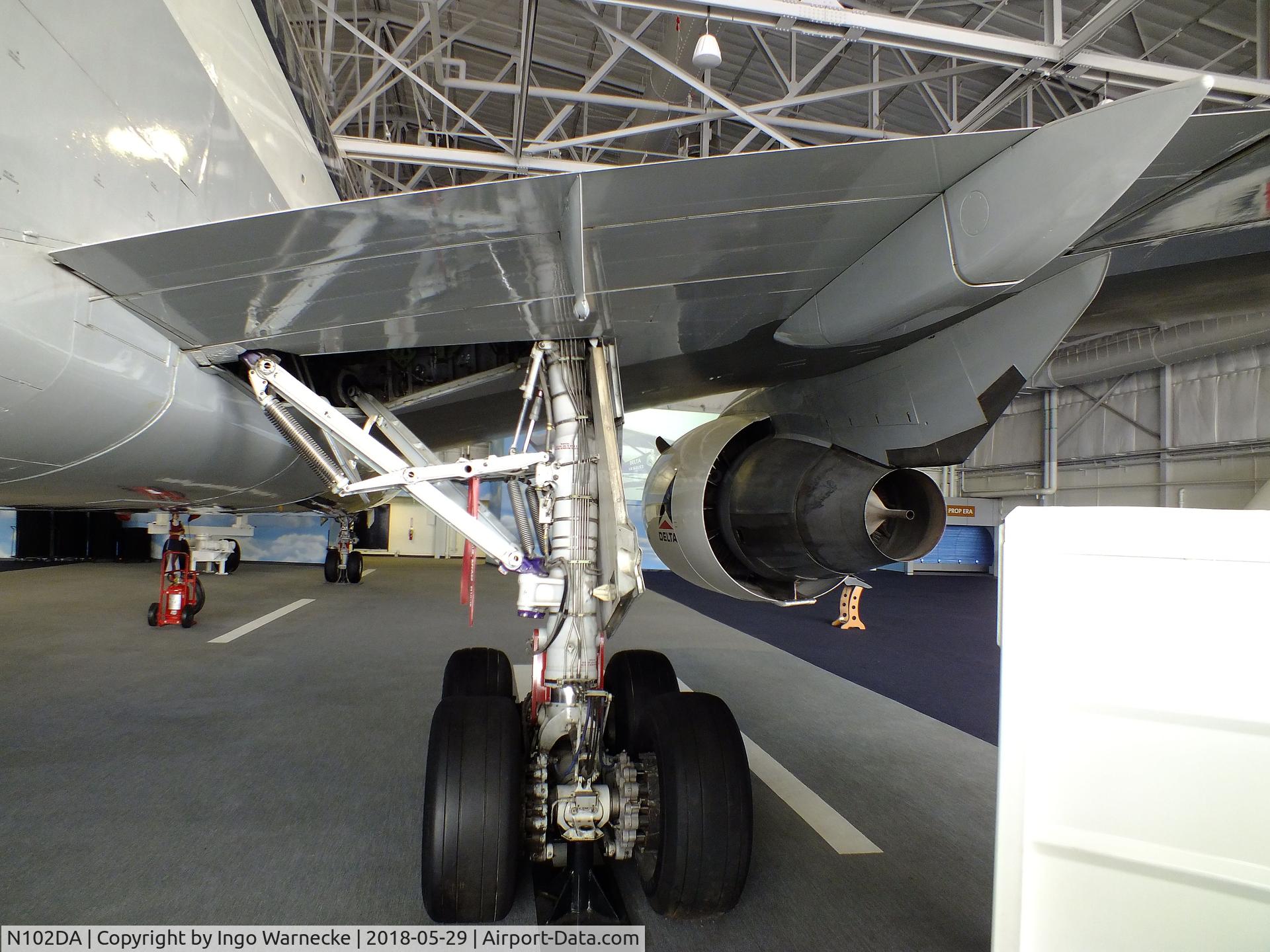 N102DA, 1982 Boeing 767-232 C/N 22214, Boeing 767-232 at the Delta Flight Museum, Atlanta GA