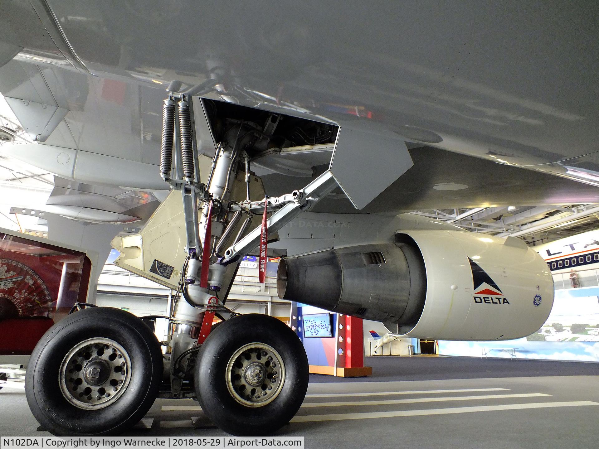 N102DA, 1982 Boeing 767-232 C/N 22214, Boeing 767-232 at the Delta Flight Museum, Atlanta GA