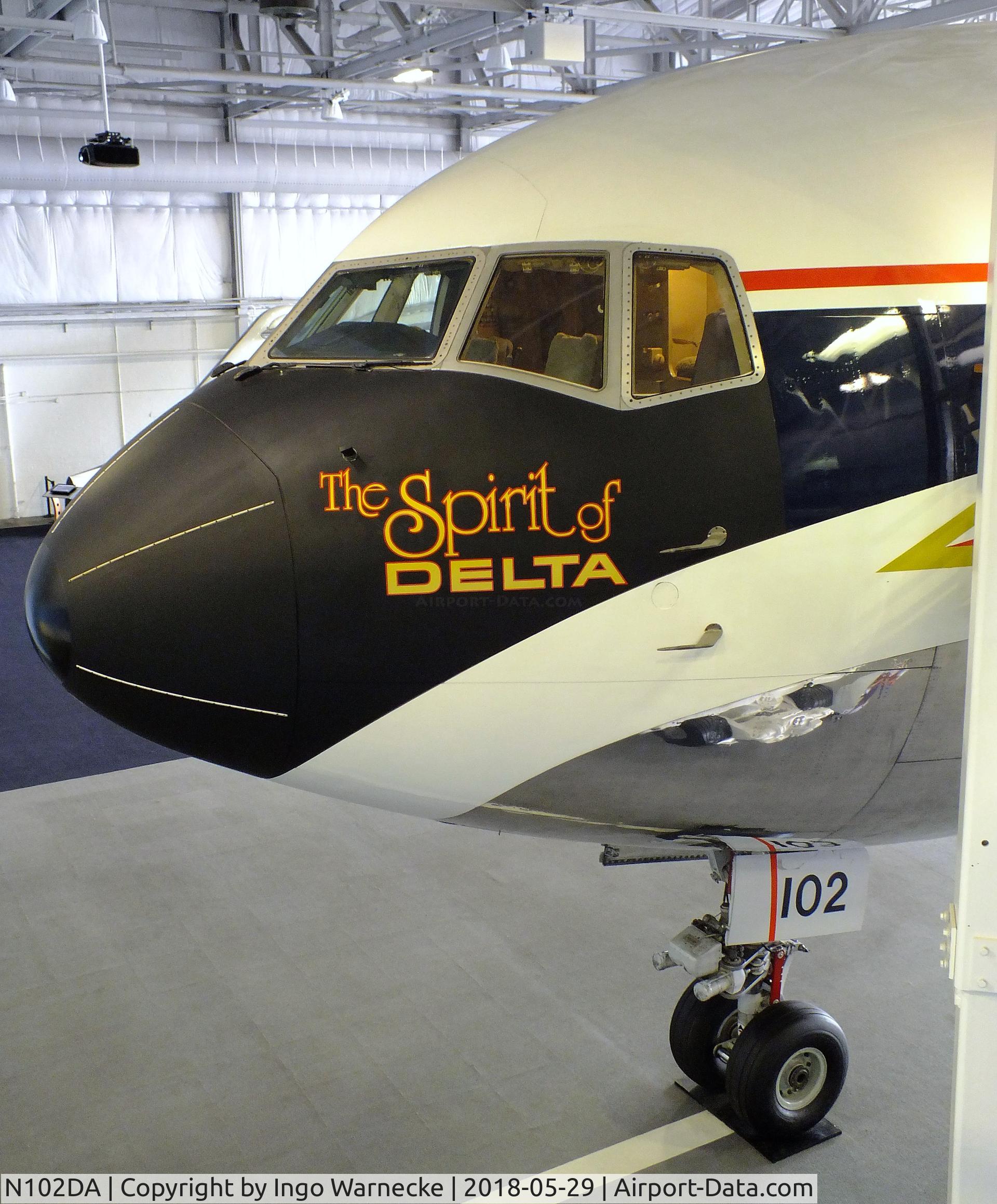 N102DA, 1982 Boeing 767-232 C/N 22214, Boeing 767-232 at the Delta Flight Museum, Atlanta GA