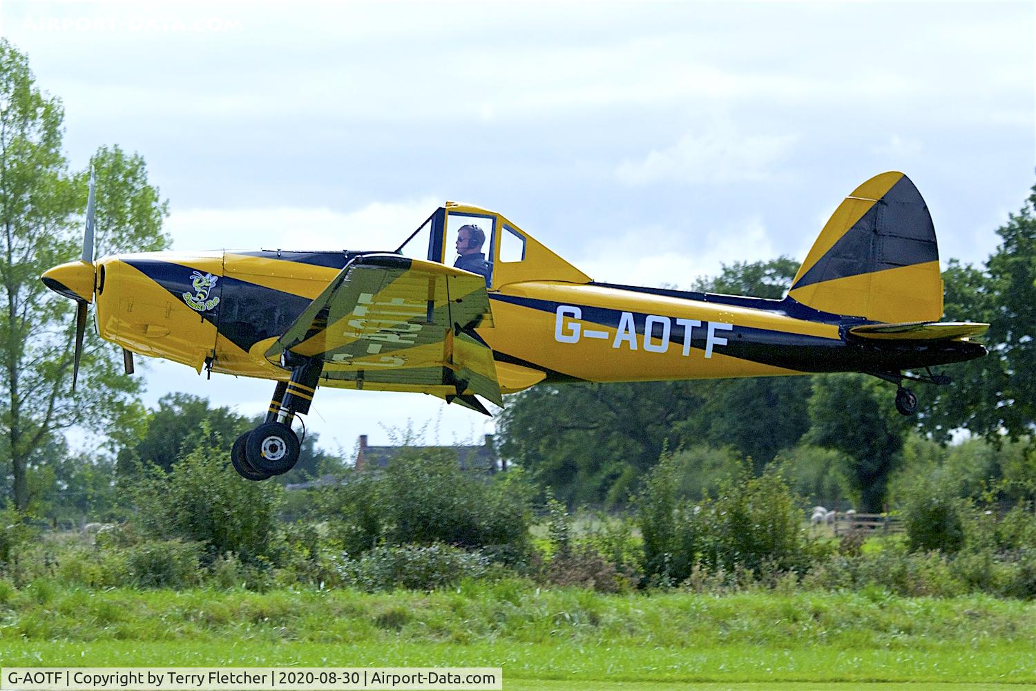 G-AOTF, 1950 De Havilland DHC-1 Chipmunk 23 (Lycoming) C/N C1/0015, At Stoke Golding Airfield