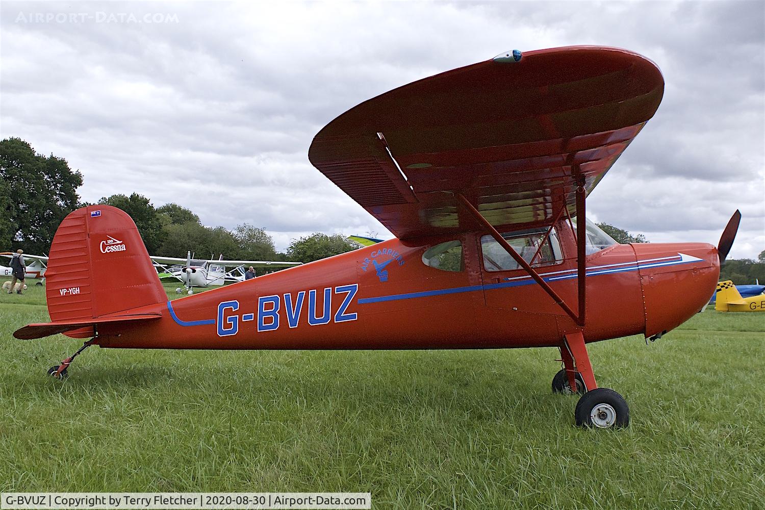G-BVUZ, 1946 Cessna 120 C/N 11334, At Stoke Golding