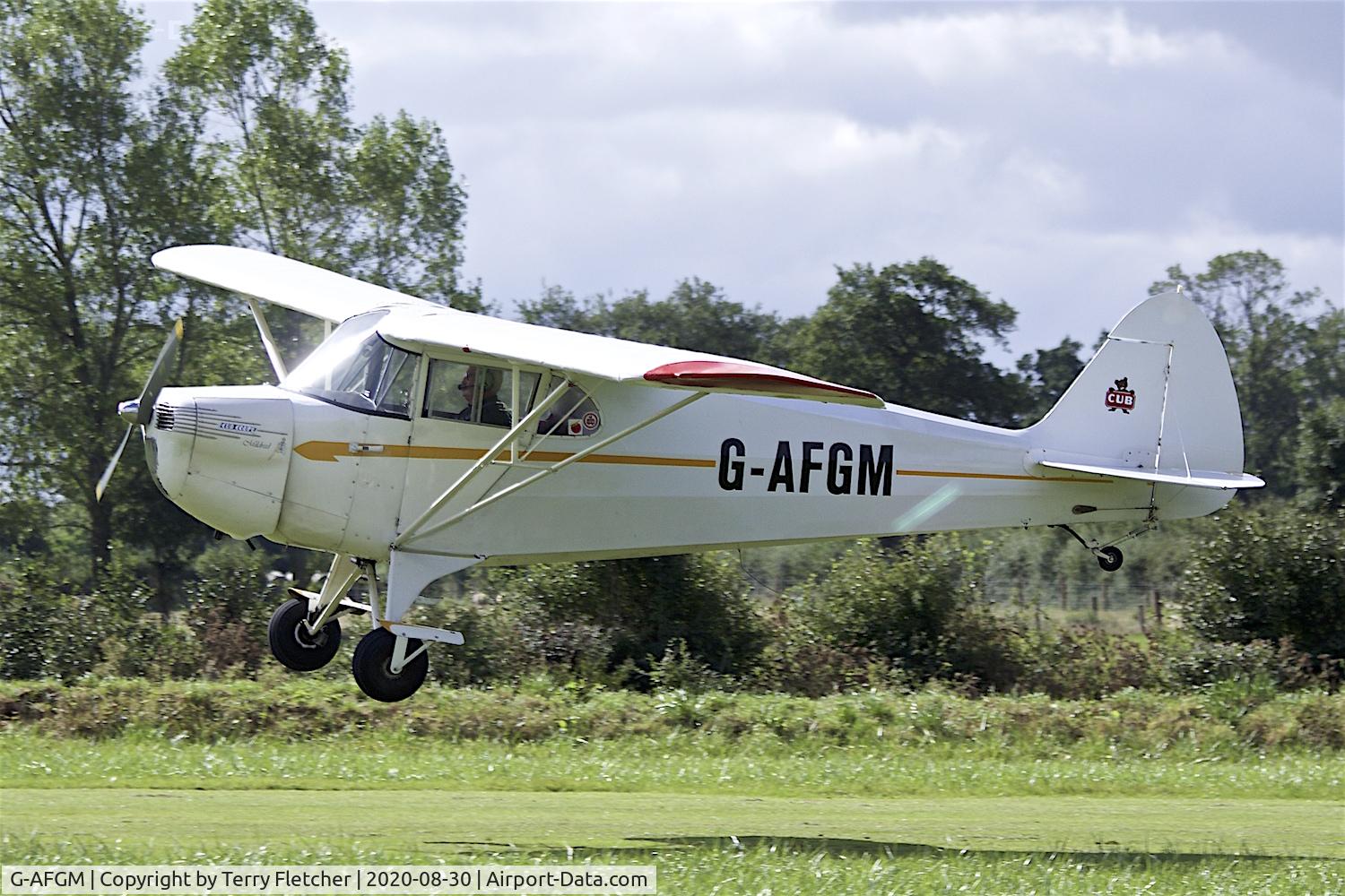 G-AFGM, 1940 Piper J-4A Cub Coupe C/N 4-943, At Stoke Golding