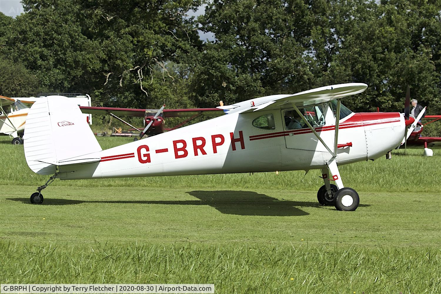 G-BRPH, 1947 Cessna 120 C/N 12137, At Stoke Golding
