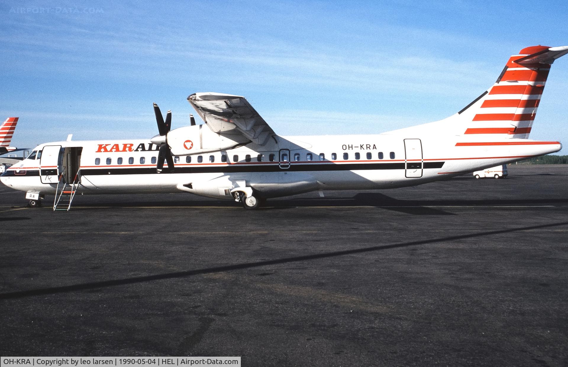 OH-KRA, 1989 ATR 72-201 C/N 126, Helsinki 4.5.1990