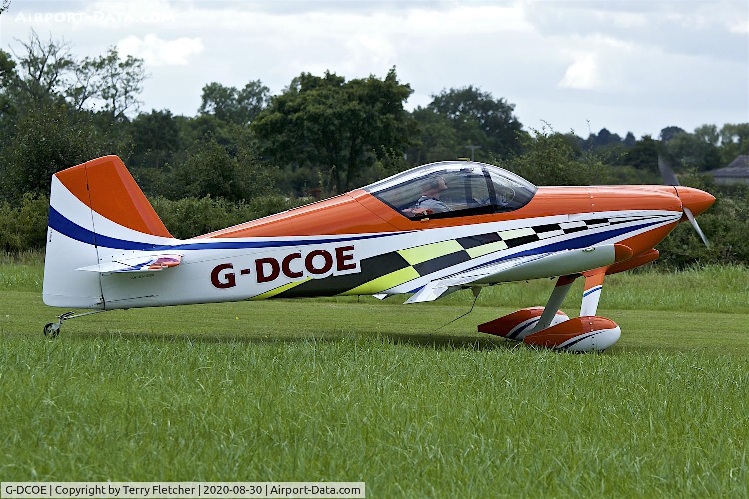 G-DCOE, 2014 Vans RV-6 C/N PFA 181-13280, At Stoke Golding