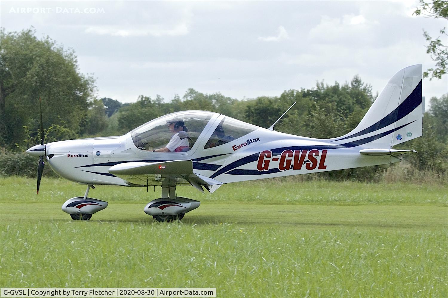 G-GVSL, 2014 Evektor-Aerotechnik EV-97 Eurostar SL C/N LAA 315B-15288, At Stoke Golding