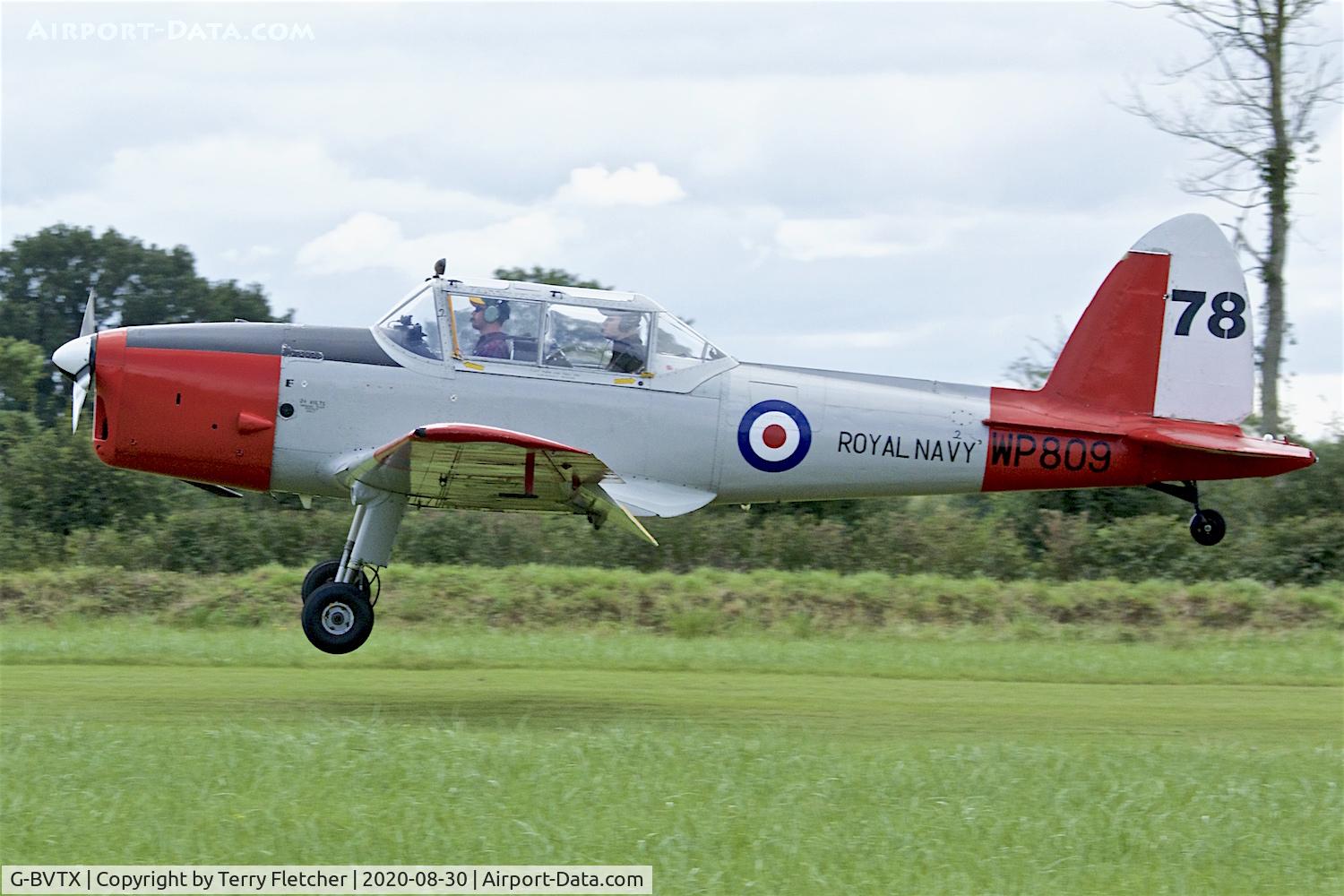 G-BVTX, 1952 De Havilland DHC-1 Chipmunk T.10 C/N C1/0705, At Stoke Golding