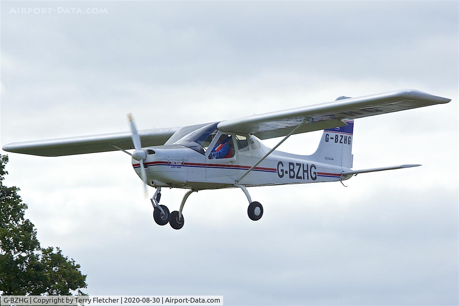 G-BZHG, 2000 Tecnam P-92EM Echo C/N PFA 318-13606, At Stoke Golding