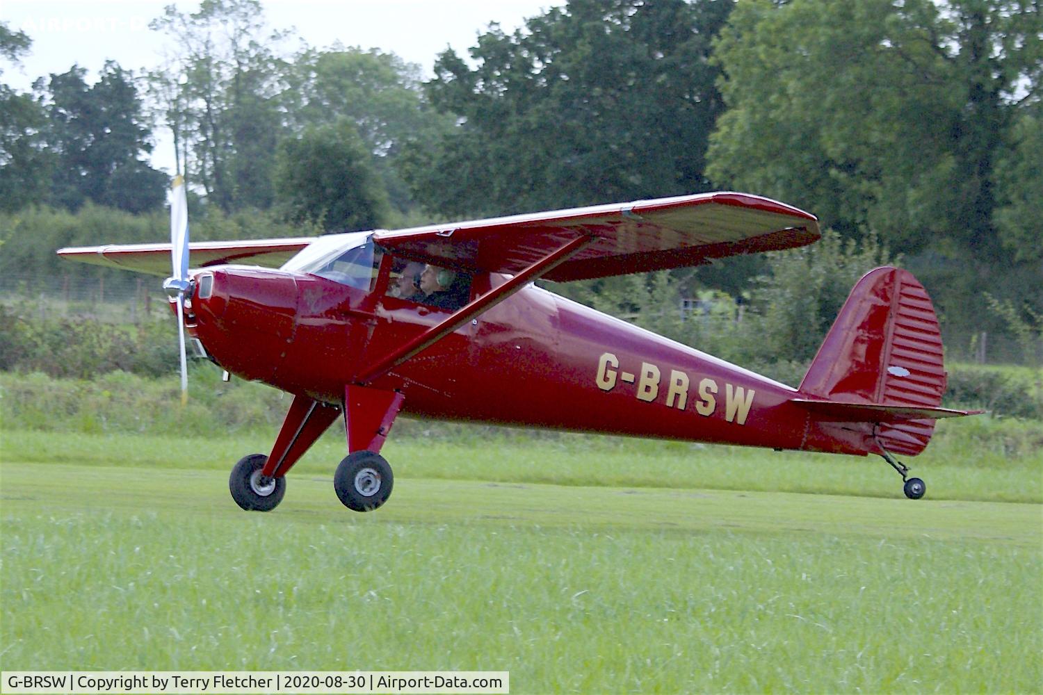 G-BRSW, 1946 Luscombe 8A C/N 3249, At Stoke Golding