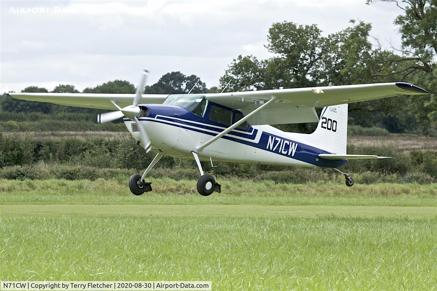 N71CW, 1962 Cessna 180E C/N 18051093, At Stoke Golding