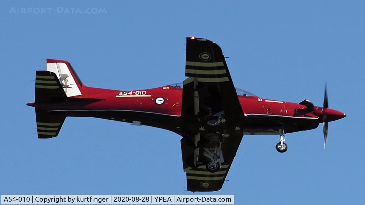 A54-010, 2017 Pilatus PC-21 C/N 243, Pilatus PC-21 msn 243. RAAF A54-010, 2 FTS RAAF Pearce 28 August 2020
