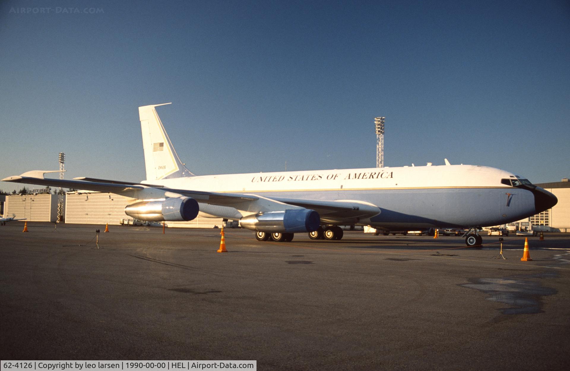 62-4126, 1962 Boeing RC-135W Rivet Joint C/N 18466, Helsinki 1990