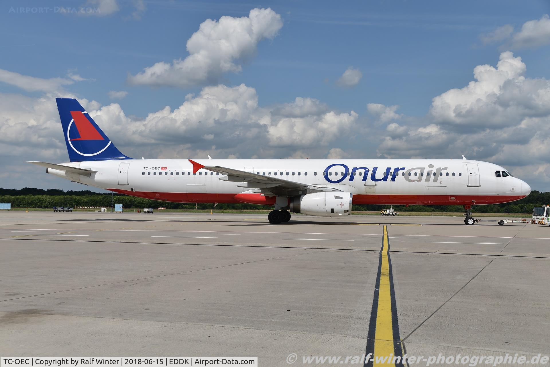 TC-OEC, 1999 Airbus A321-231 C/N 974, Airbus A321-231 - 8Q OHY Onur Air - 974 - TC-OEC - 15.06.2018 - CGN