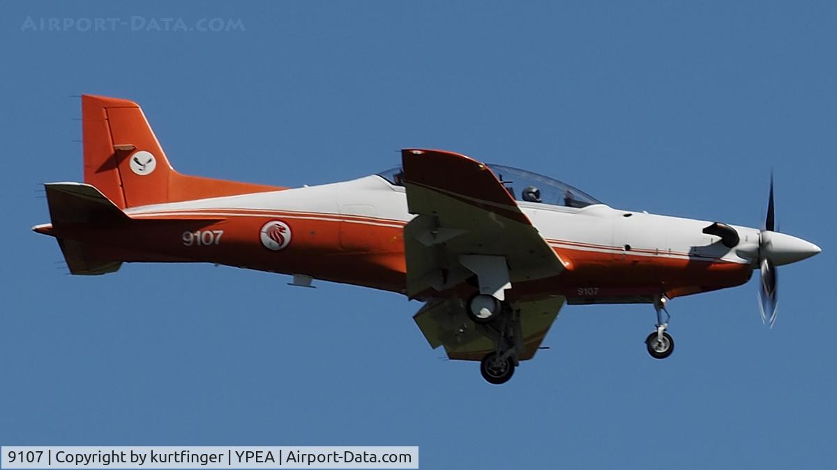9107, Pilatus PC-21 C/N 115, Pilatus PC-21 msn 115. Singapore Air Force 9107 130 Eagle Sqn RAAF Base Pearce 28 August 2020