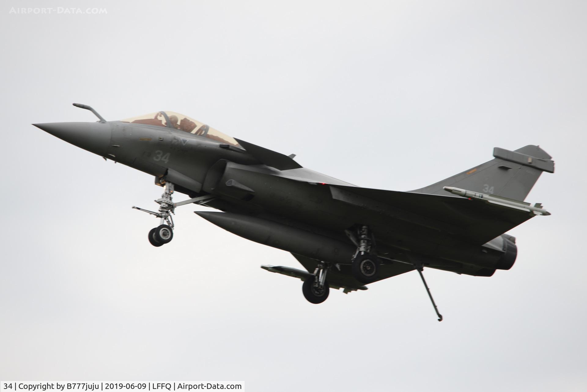 34, Dassault Rafale M C/N 34, at La Ferté-Alais