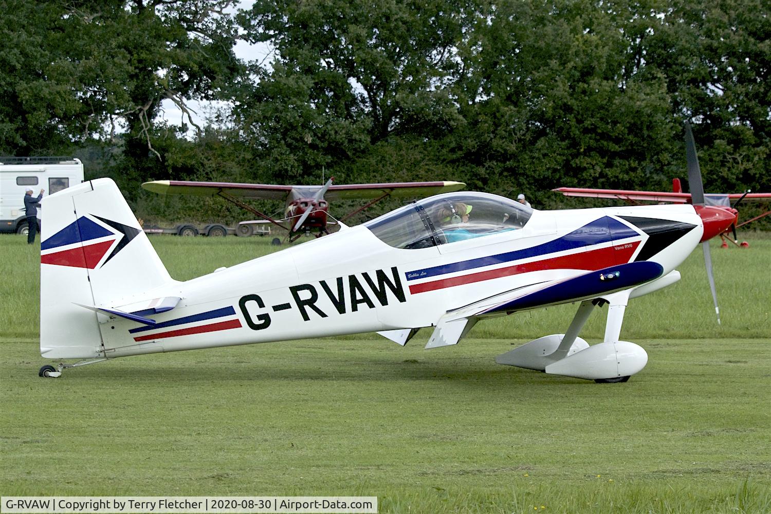 G-RVAW, 2000 Vans RV-6 C/N PFA 181-13234, At Stoke Golding