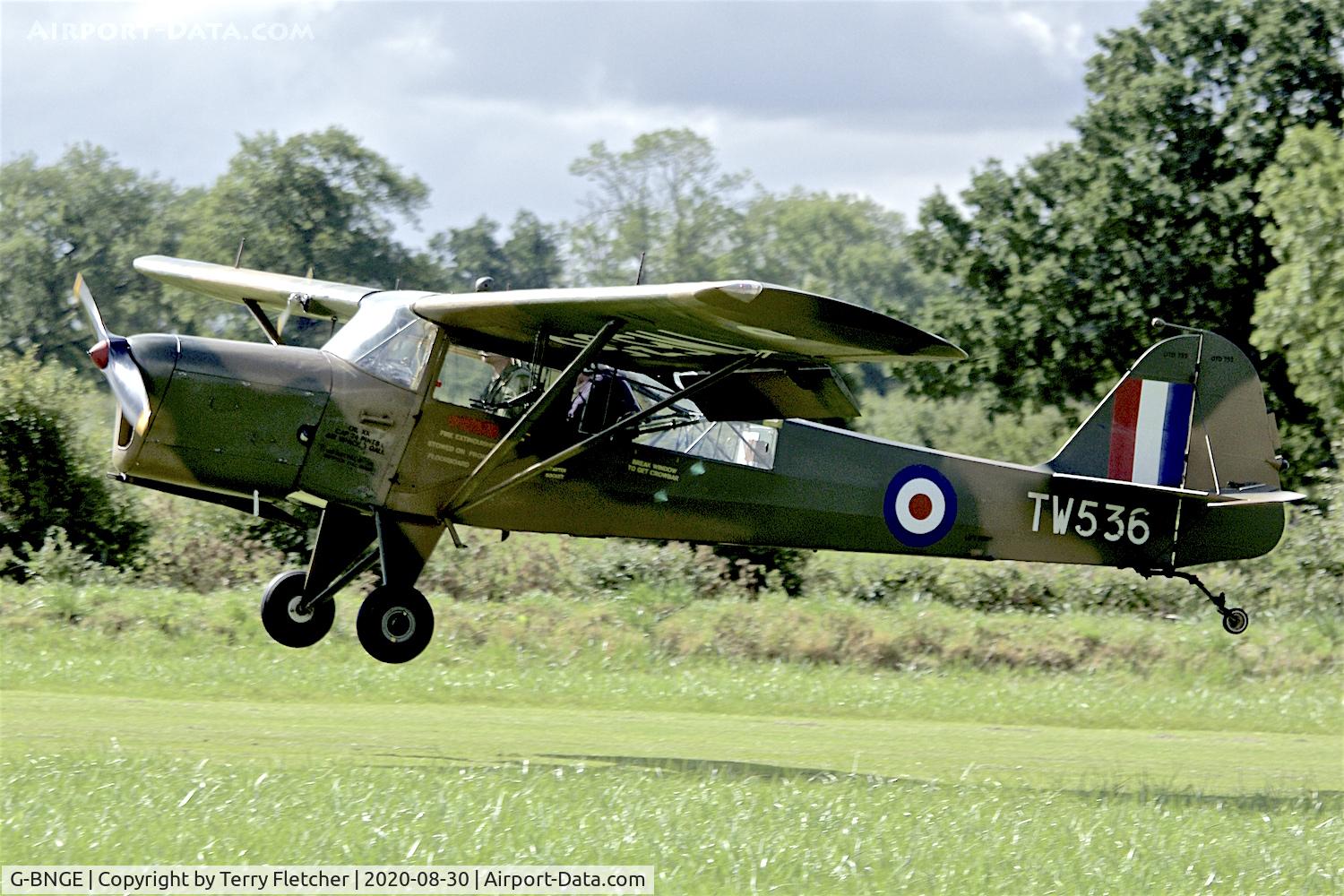 G-BNGE, 1946 Auster AOP.6 C/N 1925, At  Stoke Golding