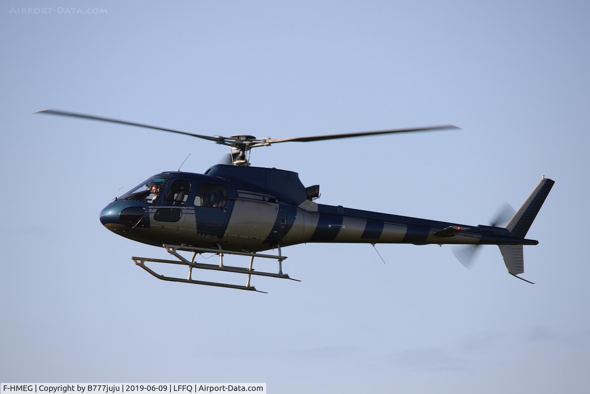 F-HMEG, Aerospatiale AS-350B-2 Ecureuil C/N 7414, at La Ferté-Alais