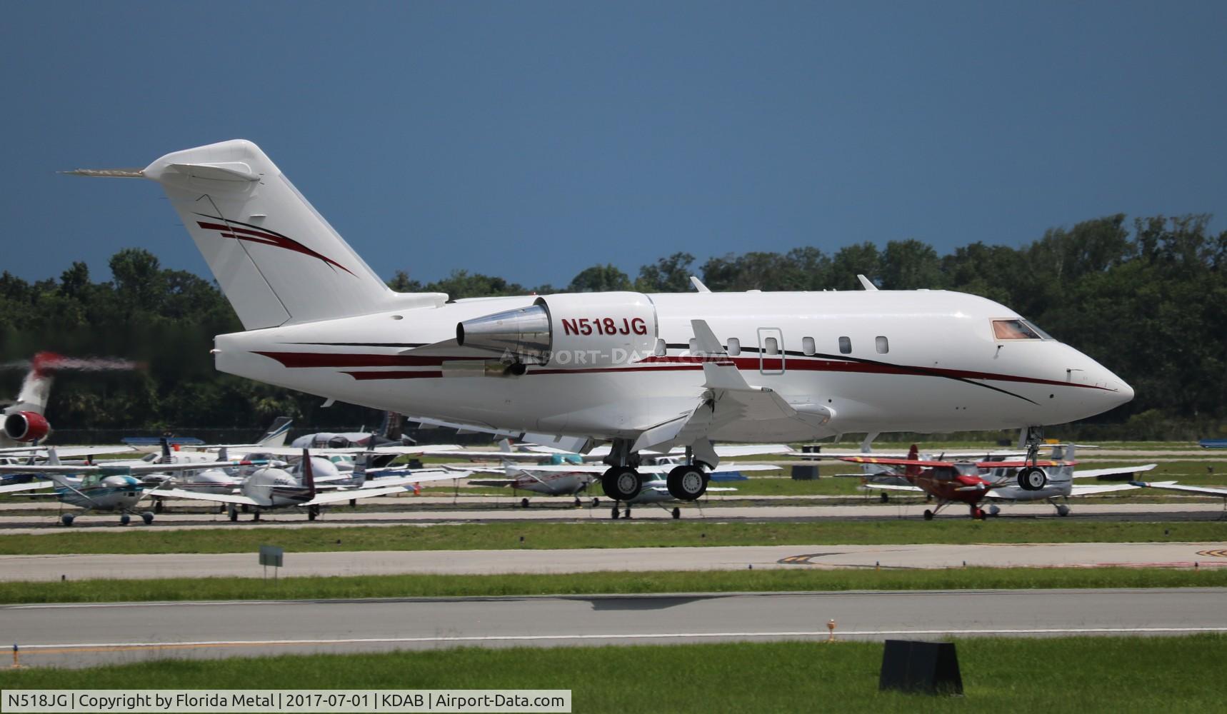 N518JG, 1993 Canadair Challenger 601-3R (CL-600-2B16) C/N 5137, DAB 2017
