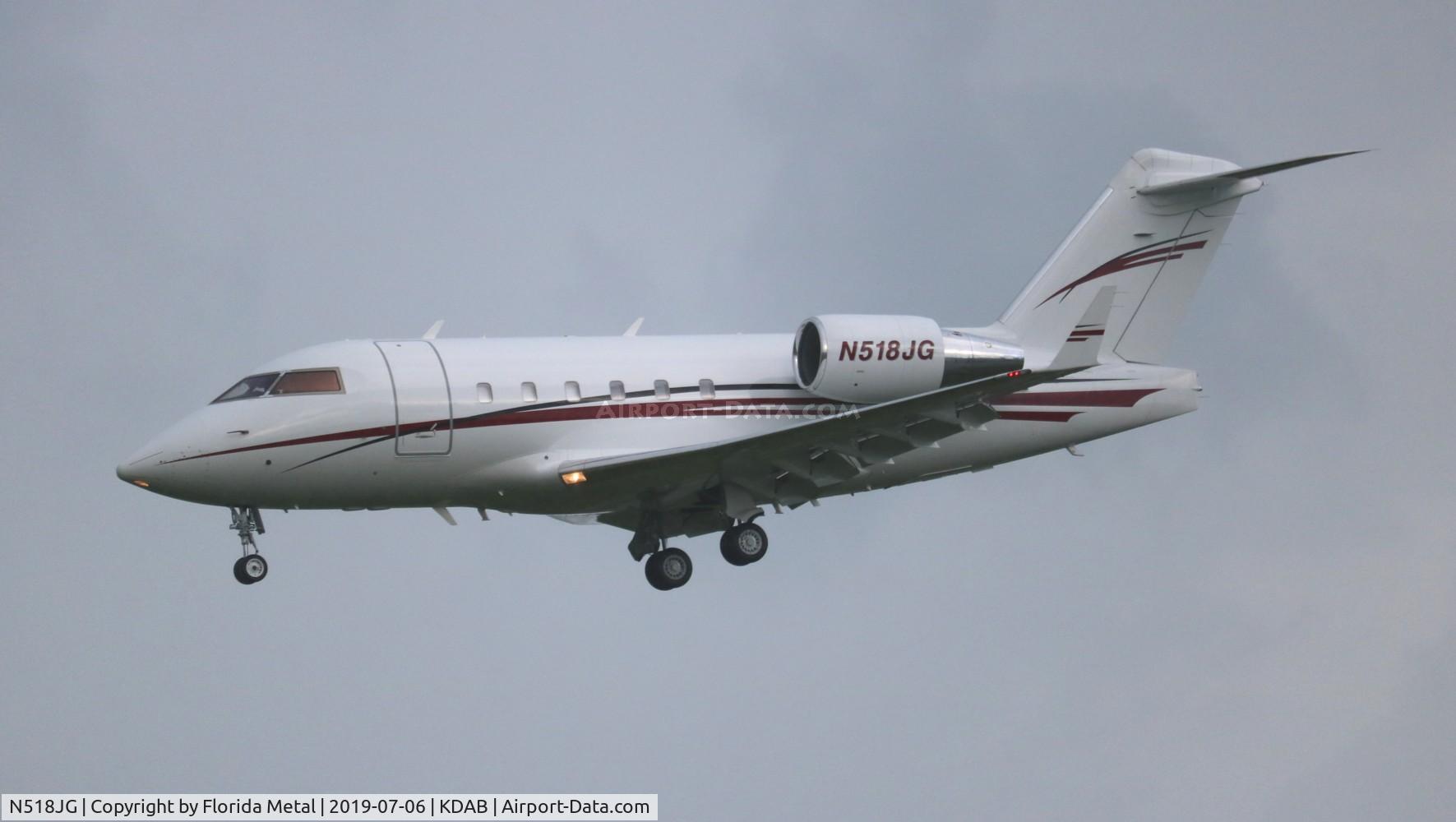 N518JG, 1993 Canadair Challenger 601-3R (CL-600-2B16) C/N 5137, DAB 2019
