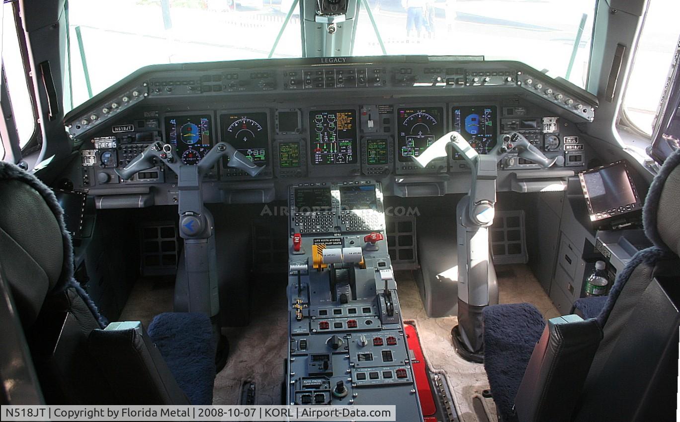 N518JT, 2008 Embraer EMB-135BJ Legacy 600 C/N 14501032, NBAA 2008
