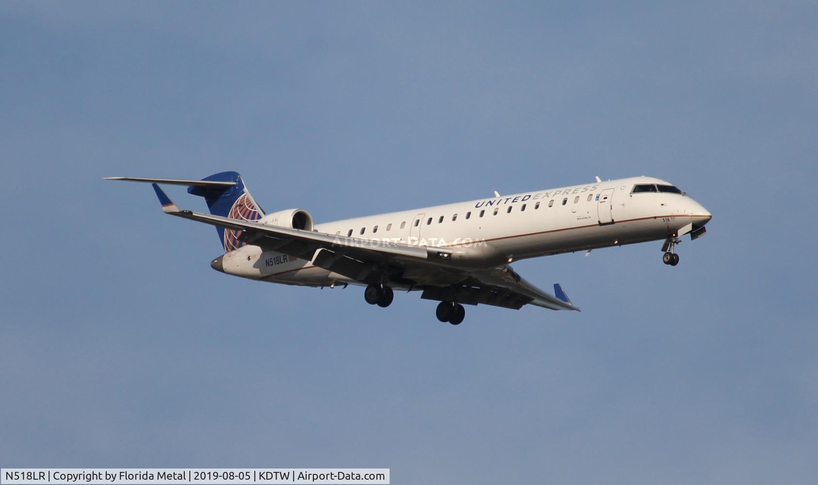 N518LR, 2006 Bombardier CRJ-700 (CL-600-2C10) Regional Jet C/N 10259, DTW 2019