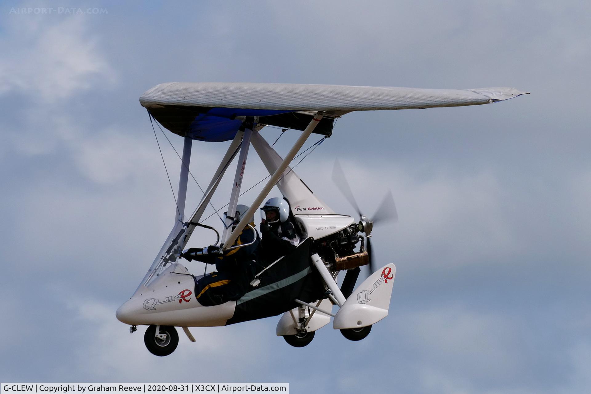 G-CLEW, 2019 P&M Aviation QuikR C/N 8781, Landing at Northrepps.