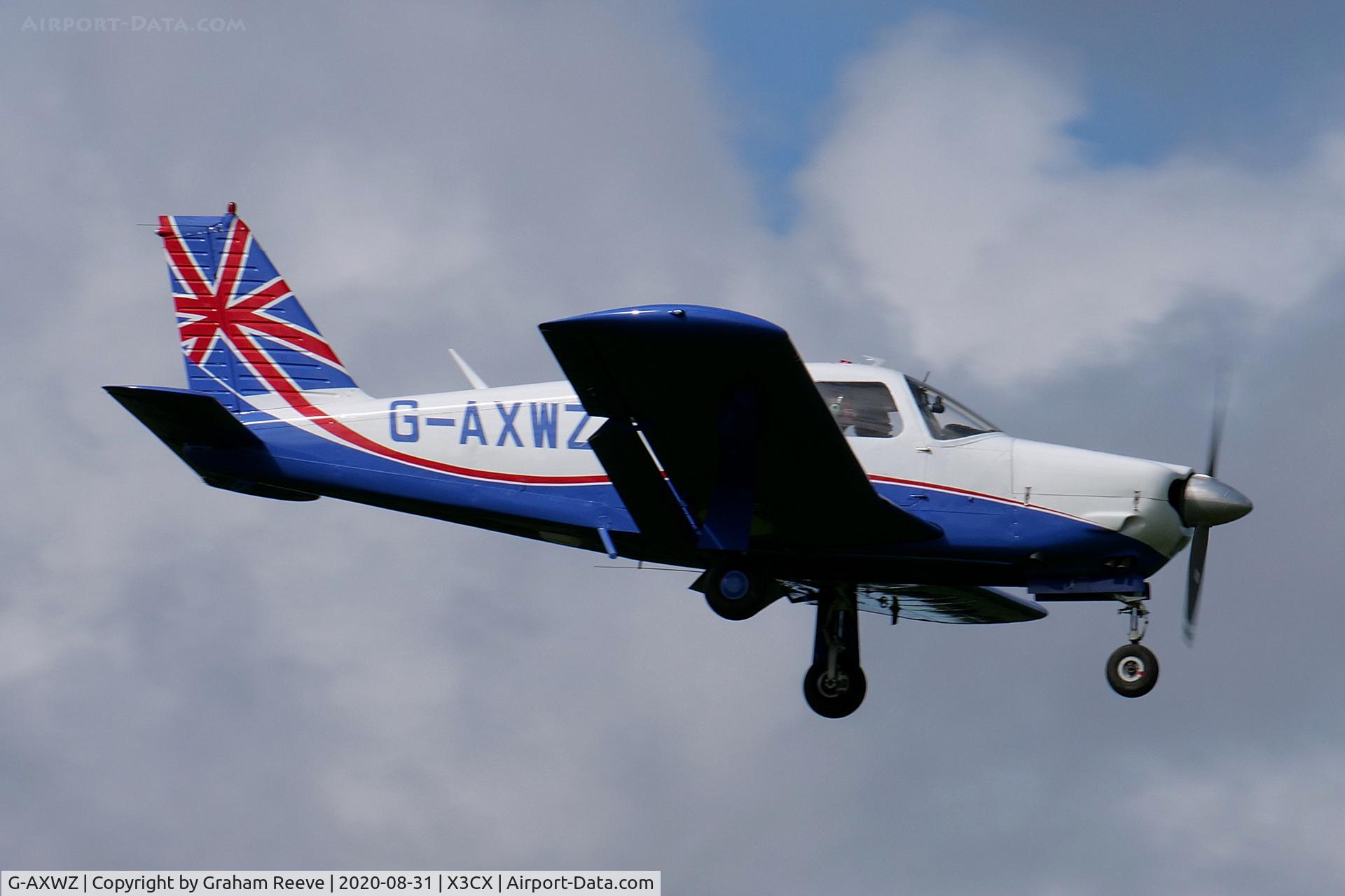G-AXWZ, 1969 Piper PA-28R-200 Cherokee Arrow C/N 28R-35605, Landing at Northrepps.