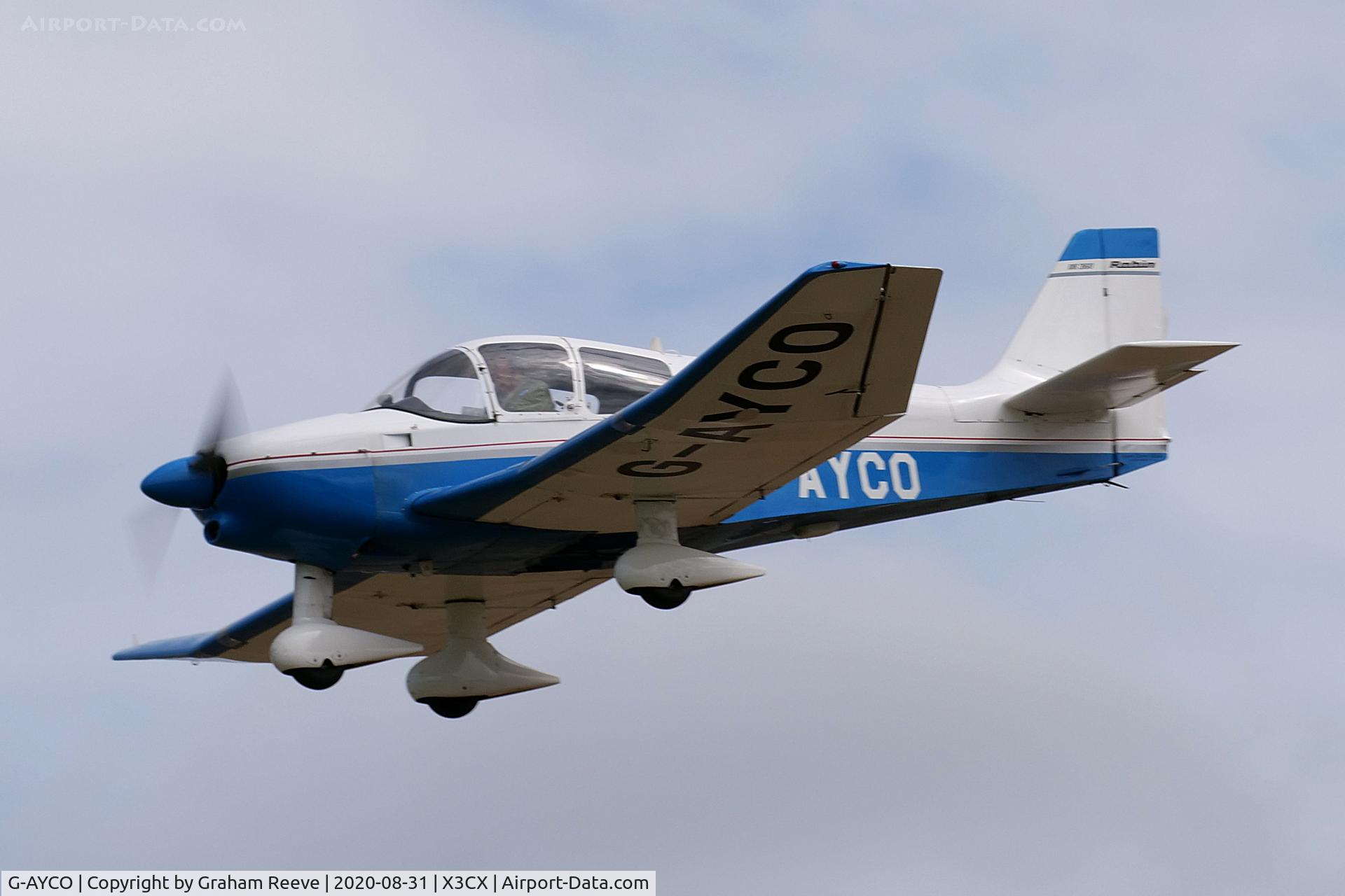 G-AYCO, 1969 CEA DR-360 Chevalier C/N 362, On approach to Northrepps.