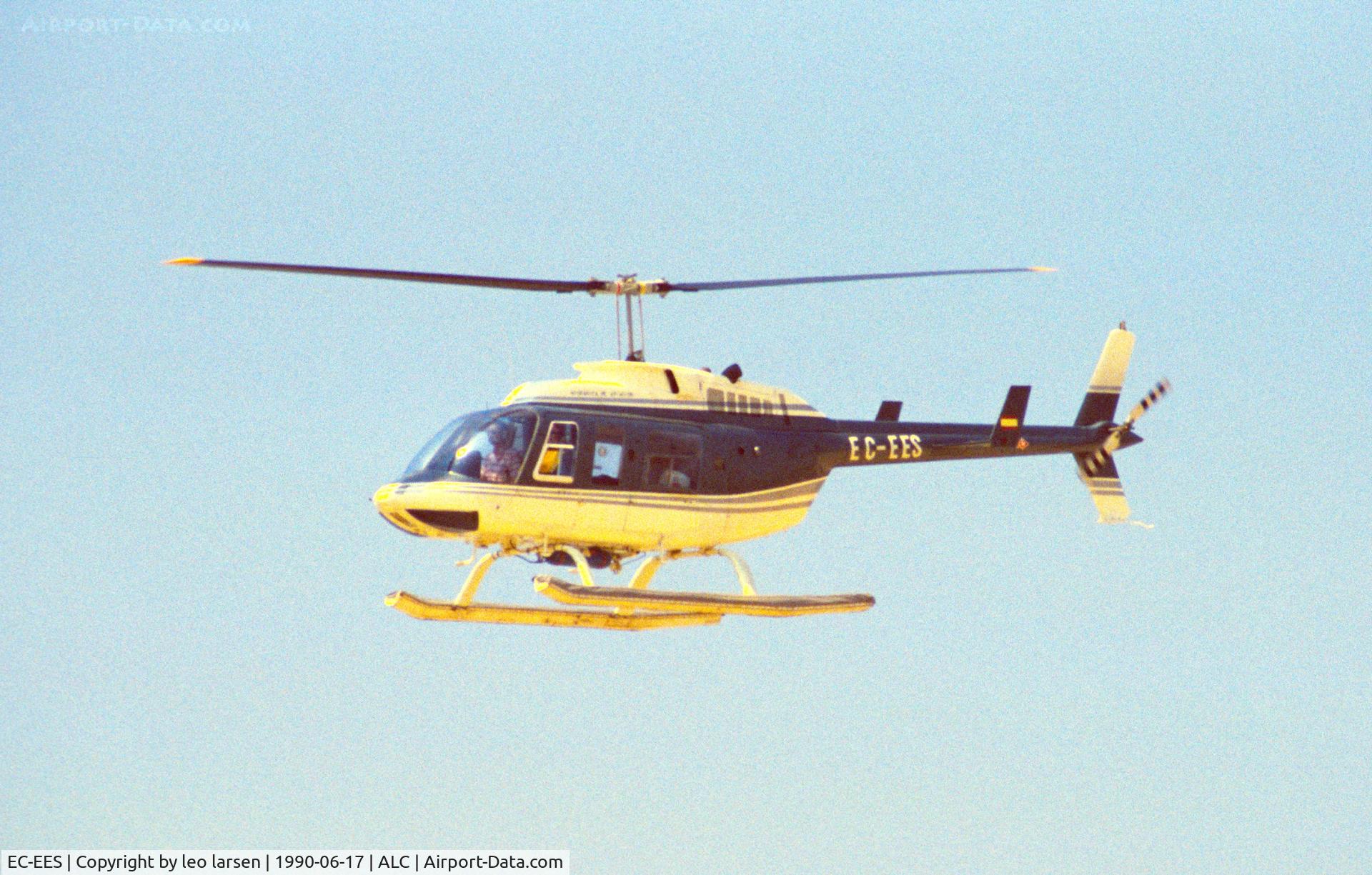EC-EES, 1978 Bell 206L LongRanger C/N 45153, Alicante 17.6.1990