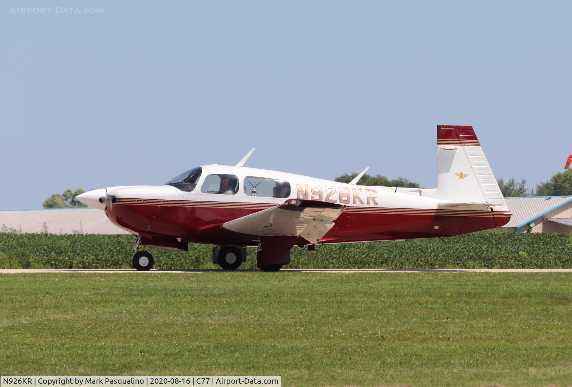 N926KR, 1989 Mooney M20J 201 C/N 24-3120, Mooney M20J