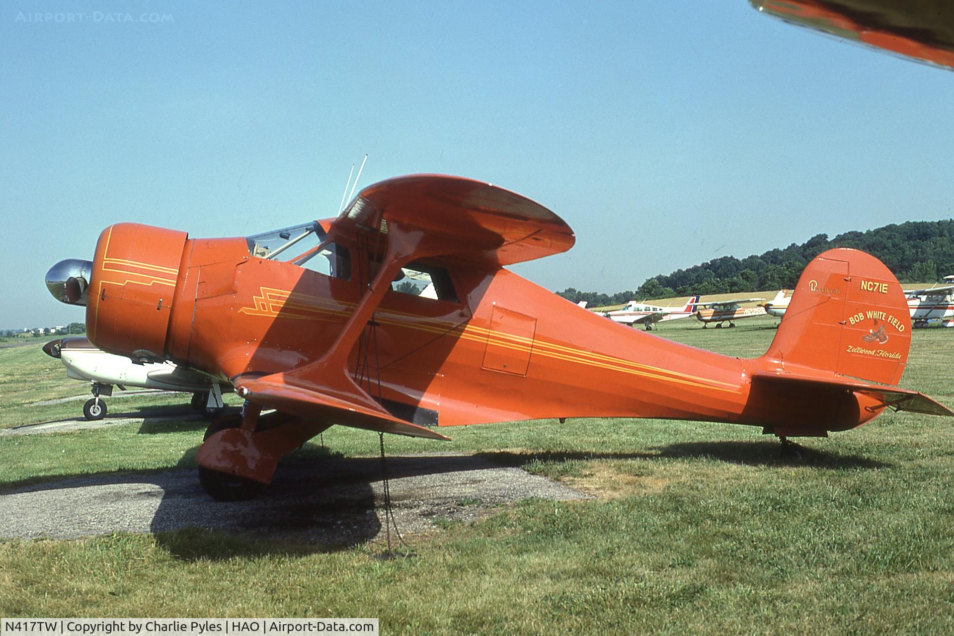 N417TW, 1944 Beech G17S C/N 6919, Seen here as N71E