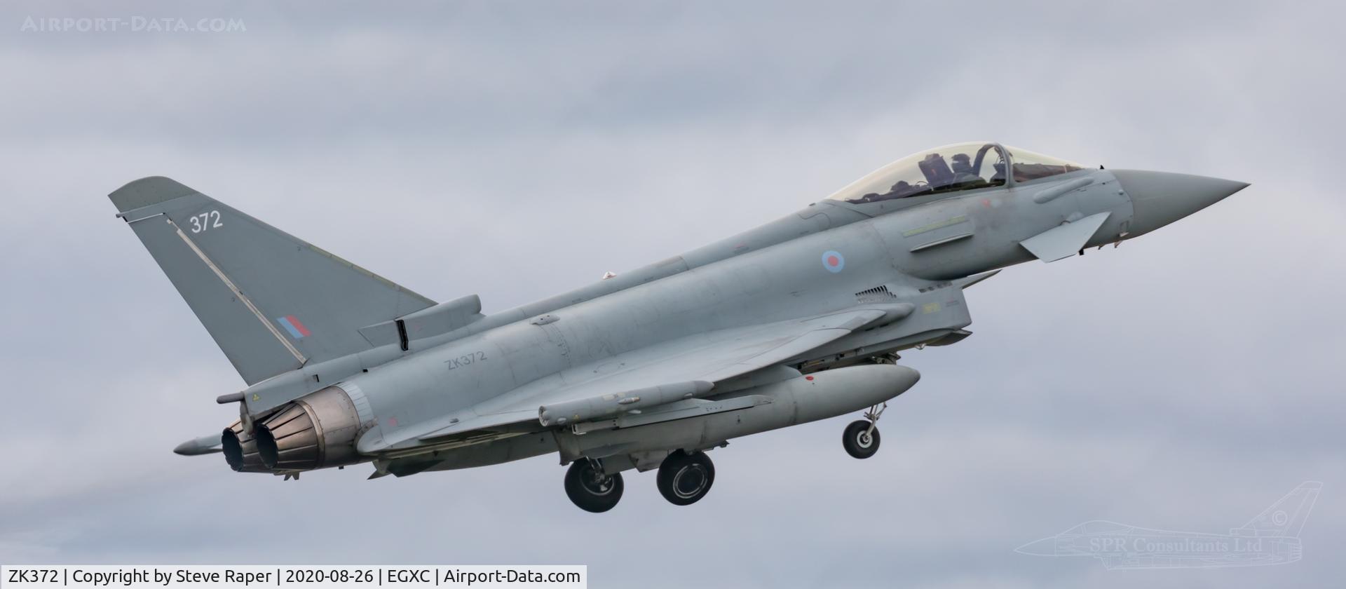 ZK372, 2016 Eurofighter EF-2000 Typhoon FGR4 C/N BS133/480, CONINGSBY