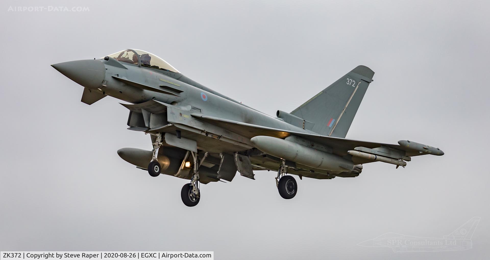ZK372, 2016 Eurofighter EF-2000 Typhoon FGR4 C/N BS133/480, CONINGSBY