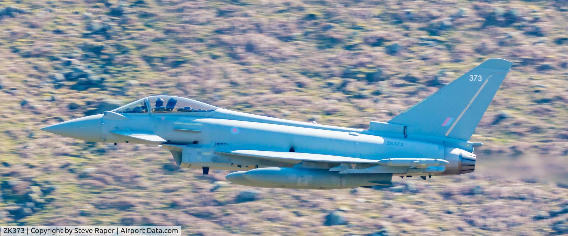 ZK373, Eurofighter EF-2000 Typhoon FGR4 C/N BS134, DUNMAIL