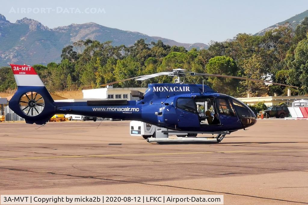 3A-MVT, 2016 Airbus Helicopters H-130 C/N 8203, Parked. Crashed at 25th november between Lausanne -> Monaco, killing all on board.