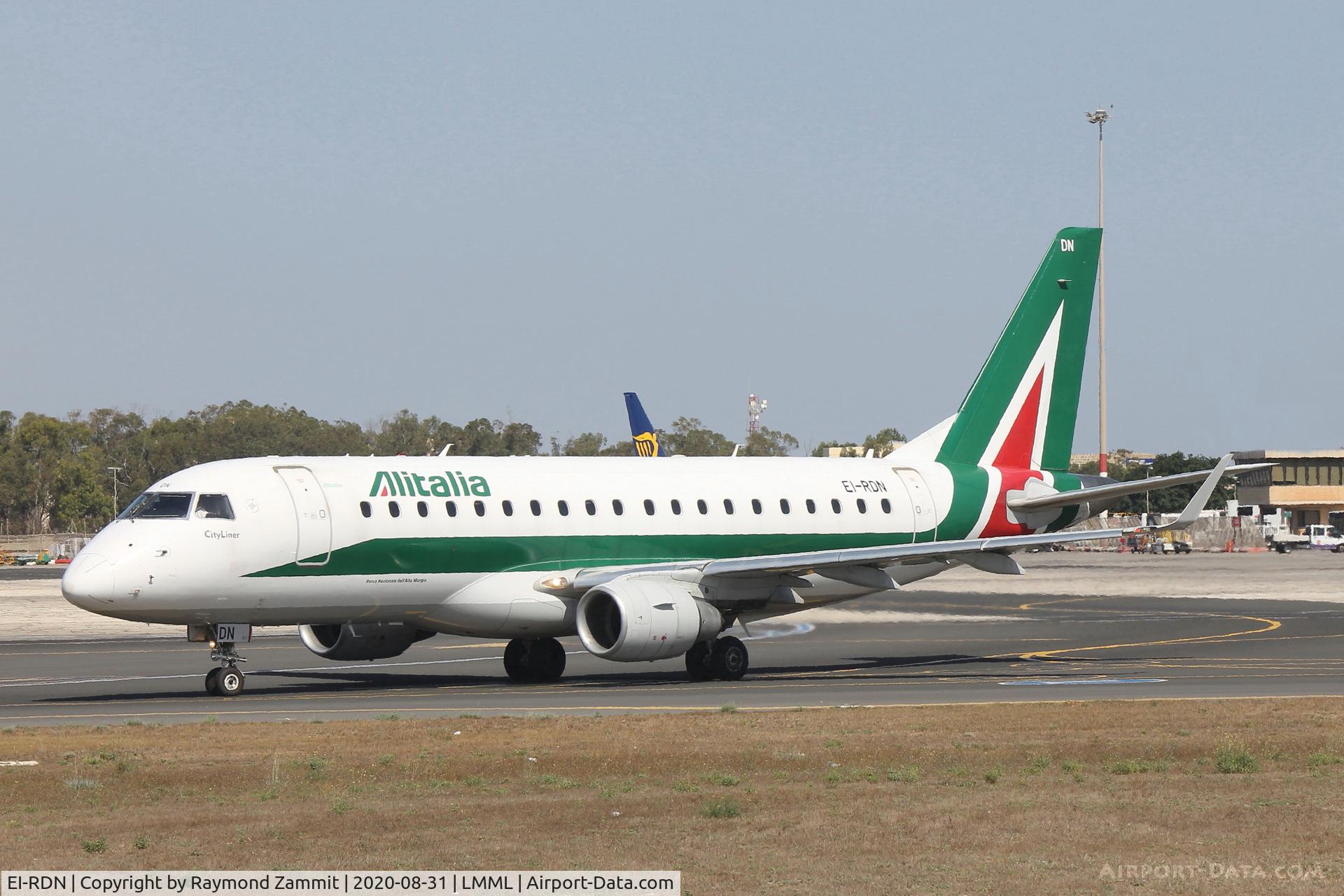 EI-RDN, 2012 Embraer 175LR (ERJ-170-200LR) C/N 17000347, Embraer EMB-175LR EI-RDN Alitalia