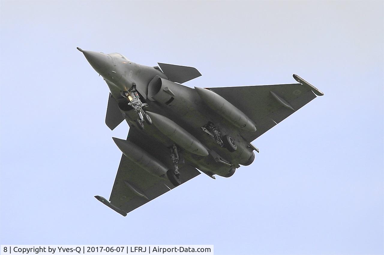 8, Dassault Rafale M C/N 8, Dassault Rafale M, Short approach rwy 26, Landivisiau Naval Air Base (LFRJ) Tiger Meet 2017
