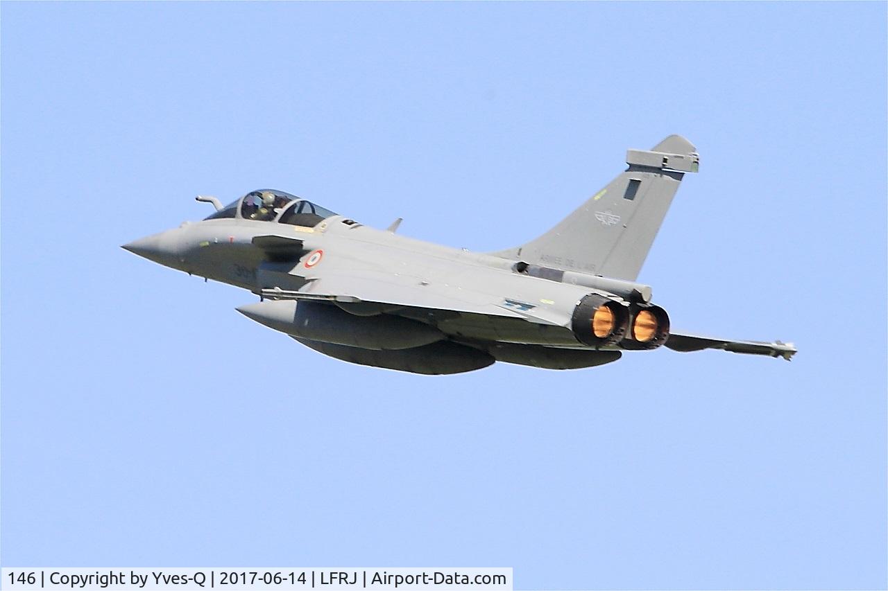 146, Dassault Rafale C C/N 146, Dassault Rafale C, Climbing from rwy 26, Landivisiau Naval Air Base (LFRJ) Tiger Meet 2017