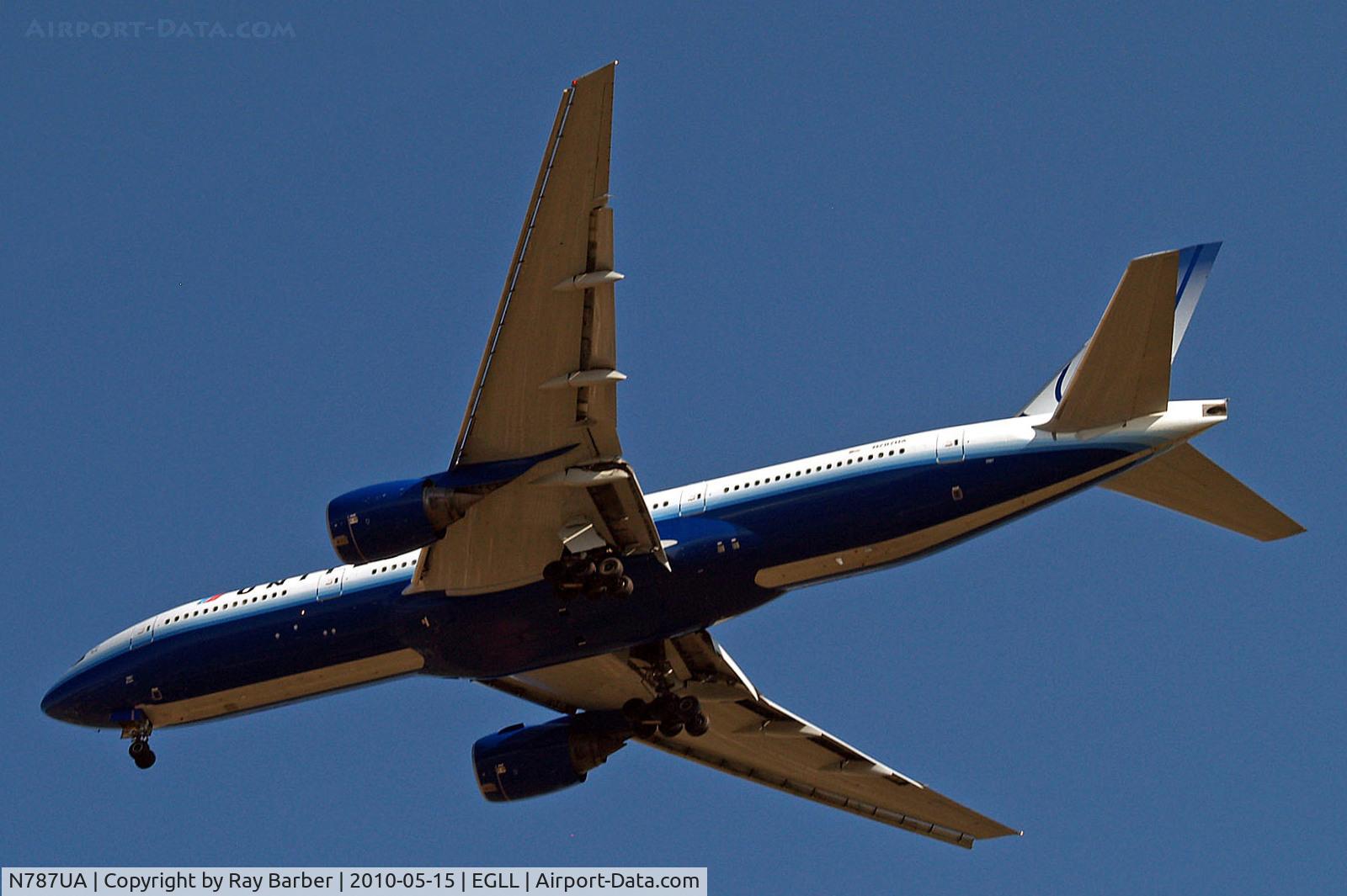 N787UA, 1997 Boeing 777-222 C/N 26939, N787UA   Boeing 777-222ER [26939] (United Airlines) Home~G 15/05/2010